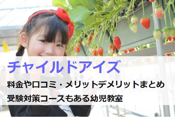 チャイルドアイズは受験対策もできる幼児教室