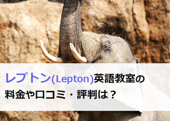 レプトン英語教室の料金と口コミ・評判